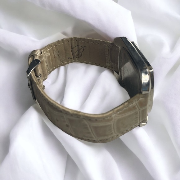 Brighton Ladies Watch, Croc Embossed Leather Band - Picture 3 of 4